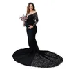 Maternity Dresses 2021 Boho Style Lace Dress For Pography Outfit Maxi Gown Pregnancy Women Long