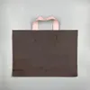 brand Designers Women Monogrames Frosted Tote Bags Plastic Bag original High Quality Men Clothing Shopping Bags Fashion Gift Box Packaging Shoulder Bag