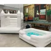 Trampolini commerciali 2,5x2,2 m Gonfiabile Matrimonio Castello gonfiabile Party Jumping buttafuori con 2x1,2 m Gonfiabile Piscina di palline per bambini Consegna a domicilio