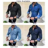 Men039S Shirts décontractés Men Denim 2021 Spring à manches longues Jeans Shirt Automne Slim Chemise Fit Vintage Vintage Male Loose Tops27728244