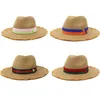 Chapeaux à large bord chapeau de paille été couleur corde accessoires soleil dames haut unisexe Fedora Actihat