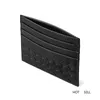 Leather Card Bag Men Woven Ultra-Thin Luxury Credit Holder Women Multiple Slots Anti-Theft Top