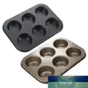 6 Holes Non Stick Cupcake Mold Muffin Biscuit Pan Carbon Steel Kitchen Baking