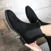 Botines Faux замшевые скольжения на 2021 новой мужской обувь лодыжки Chelsea Boots Casure outdoors мода классика комфортабельный сплошной весна осень dp073