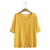 New 2021 Ladies Summer Plus Size Tops For Women Large Short Sleeve Loose Cotton White Yellow Ruffle T-Shirt 2XL 3XL 4XL 5XL Y0621