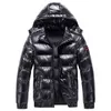 Down Jackets Men Hooded Winter Down Jacket Long Sleeves Detachable Hat 90% White Duck Down Filling Warm Casual Coat G1115