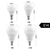 LED E14 / E27 LED 램프 AC 220V 230V 240V 3W 6W 9W 12W 15W 18W 20W Lampada LED 스포트 라이트 테이블 램프 램프 빛