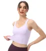 Vêtements de gymnastique Sous-vêtements pour femmes Yoga Soutien-gorge de sport U Back Bodybuilding All Match Casual Push Up Align Tank Crop Tops Running Fitness Workout Vest L-45