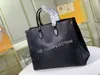2021 Högkvalitativ modedesigner Luxury Handväskor Purses Onthego Bag Women Brand Classic Style Shoulder Bags183x