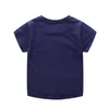 Metri di salto Arrivo Stampa Unicorni Ragazze T-shirt T-shirt estive per bambini in cotone Top 210529