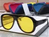 0725 Nouvelles lunettes de soleil à la mode avec protection UV pour hommes et femmes Cadre ovale vintage populaire Qualité supérieure Livré avec étui classique sun9371030