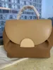 デザイナーバッグPolene French Niche Brand No 1 Light Luxury All-Match Messenger Portable Commuter Leather Women's Bag Fashion265R