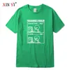 XIN YIメンズ高品質綿100％興味深いプログラマプリントTシャツ半袖Tシャツ緩いO-ネック男性男性TシャツY0809 Tシャツ