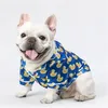 Duck tryckt husdjur pyjamas skjortor mode lapel husdjur kappa hundkläder semester stil teddy chihuahua hundar kläder