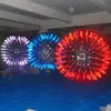 Fluorescerende zorb bal menselijke hamster ballen fluorescentie zorbing opblaasbaar voor land wandelen of hydro water zorbs spel met optionele harnas 2,5 m 3m