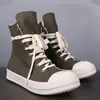 Vintage Heren Canvas Laarzen Ademend Zomer Mannen Militaire Laarzen High Street Fashion Sneakers P25D50