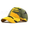 위장 야구 모자 씻어 면화 모자 유니섹스 바이저 모자 모자 야외 스냅 백 캡 파티 모자 용품 6styles RRA4122
