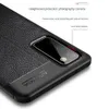 Casos para Samsung S20 Fe M51 A42 A51 A71 5G Caixa de telefone para Galaxy A41 A21S M31 Litchi Litchi padrão de grão macio tampa traseira de silicone