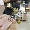 2021 Pearl Brooch Silk Scarf Shawl Corsage Japanese And Korean Trends Accessories