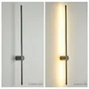 Wall Lamps Modern LED Lamp Long Hanging Lights Simple Nordic Living Room Sofa Background Light Bedroom Bedside Floor