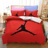 Bettwäsche-Sets im Basketball-Stil für Schlafzimmer, weiche Tagesdecken für Zuhause, Dector, komfortabler Bettbezug, hochwertige Steppdecke und Kissenbezug