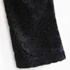 İlkbahar ve Sonbahar Kadın Pantolon Ince Siyah Dantel Tayt Ücretsiz 211215 için Moda Leggins