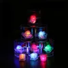 Plastic Led Lights Polychrome Flash Party Lights LED Glowing Ice Cubes Blinking Flashing Decoration Light Up Bar Club Wedding XVT0986