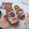 Donne Pattern Sandali in pizzo Sandali Pantofole Fahsion Summer Signore Leather Slifts Shoes Shoes Flip Flop Mocassini Top Designer Luxurys Flat Beach Sandal Size 35-42