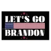 dhl Lets Go Brandon Flag 90 * 150cm Buiten Binnen Kleine Tuin Vlaggen FJB Polyester Banner Trump Verkiezing Presidential Flag DD