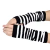 gestreepte armwarmers