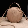 حمامة أزياء المرأة جولة حقيبة جلدية المرأة التعميم crossbody الكتف msenger حقائب ladi محفظة الإناث bolsa handbaggugu