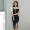 Koronkowe Sukienki Office Damskie Koreańskie Lato Hollow Out Party Club Tight Sukienka Dla Kobiet Chiny Odzież 210602