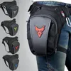 Bolso multifuncional de moda para pierna de motocicleta, bolso impermeable para motocicleta, riñonera para exteriores