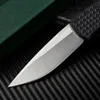 1 stks Topkwaliteit Automatische Tactische Vouwen Mes 154cm Satijn Staal Blade Aviation Aluminium + Carbon Fiber Handle EDC Pocket Folder Messen