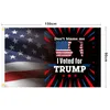 Drapeau Trump Direct Factory 3*5 pieds 2024 drapeaux électoraux Donald The Revenge Tour 150*90 cm bannière un côté RRB12969