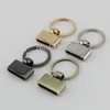 10st 5 färger 45x27mm T-form Nyckel FOB med 24mm Split nyckelringar Key FOB Hårdvara Keychain Accessories Key FOB 210302287C