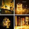 Fairy Lights Медный провод светодиодные огни Рождественские гирлянды Крытая спальня дома свадьба Новый год украшения аккумулятор