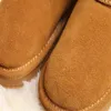 Crianças meninas meninos tornozelo inverno inverno botas de neve para crianças Quente de couro genuíno moda criança sólida sapatos de bota de cor pendant tassel du