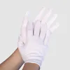 2021男性の女性のための新しい白い綿の儀式手袋1ウェイタードライバーの宝石類の手袋cm-s速い船