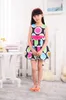 ! Katoenen meisjes jurken mode polka dot kids mouwloos voor zomer kinderen Bowknot Retail 210615