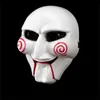 Nouvelle arrivée Halloween Party Cosplay scie masque de marionnette mascarade Costume Billy Jigsaw accessoires masques atmosphère festive fournitures X08037363787
