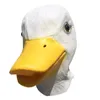 Creepy Rubber Animal Mask Latex Party Yellow Duck Animals Mask Adult Cosplay Party Halloween Masquerade Funcy Dress Supplies Y200103