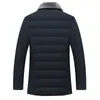 Men's Winter Parkas Fur Collar Windbreaker Cotton Padded Anorak Thick Warm Jacket Coat Male Casual Fleece Parkas Men Clothing 210818