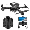 4K HD Çift Kamera WiFi FPV Quadcopter Katlanabilir Dronlar Proferial Drone GPS Uzaktan Kumanda Helikopteri ile R8 Min RC Drone