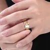 Moda Ejderha Zirkon Elmas Gemstones Yüzükler Erkekler Için Eril Altın Beyaz Gümüş Renk Takı Bague Serin Parti Aksesuarları