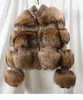 OFTBUY Kurtka zimowa Kobiety Parka Prawdziwe Fur Coat Natural Raccoon Futro Woolen Płaszcz Bomber Kurtka Koreański Streetwear Oversize 211019