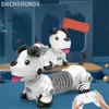 Elektrikli Kızılötesi Uzaktan Kumanda Dachshund Robot Köpek Kablosuz Elektronik Pet Çocuk Oyuncak Takip