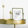 Vardagsrum Möbler Fällbar Soffa Balkong Bricka Guld Kaffe Liten Accent Folding End Metal Round Modern Side Table för sovrum