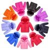 Jongen en meisje herfst warme down hooded jas tiener parka kinderen winter jas mode kinderen bovenkleding 211204