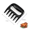 Garra de urso Moedor de carne Ferramentas para rasgar Garra de urso Garfo para churrasco Garfo para rasgar carne Pontos de garfo como ferramentas para churrasco de carne na cozinha XVT0262